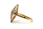 57 Bague Art déco en or jaune, rubis et diamants 58 Facettes 23204