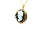 Napoléon III - Pendentif en or jaune 18 carats et agate 58 Facettes B840