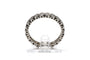 51 Alliance américaine en or blanc 18 carats et diamants 58 Facettes 23718
