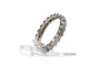 51 Alliance américaine en or blanc 18 carats et diamants 58 Facettes 23718