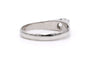 55 Bague années 70 en or blanc 18 carats et diamant 58 Facettes 23759