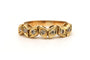 49 Bague contemporaine en or jaune et diamants 58 Facettes 23830