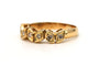 49 Bague contemporaine en or jaune et diamants 58 Facettes 23830