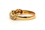49 Bague contemporaine en or jaune et diamants 58 Facettes 23830