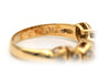 49 Bague contemporaine en or jaune et diamants 58 Facettes 23830