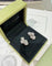Van Cleef & Arpels Snowflake - Boucles d'oreilles en platine et diamants 58 Facettes Jnci168