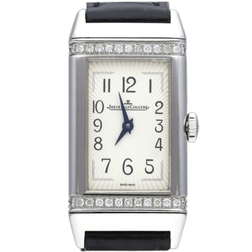 Jaeger LeCoultre Reverso - Montre dame en acier 58 Facettes MT47777