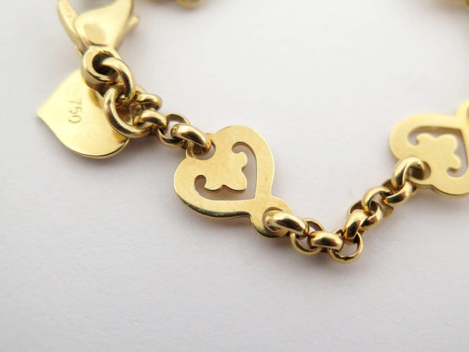 O.J. Perrin Légendes Cœur - Bracelet en or jaune 18k 58 Facettes 276347
