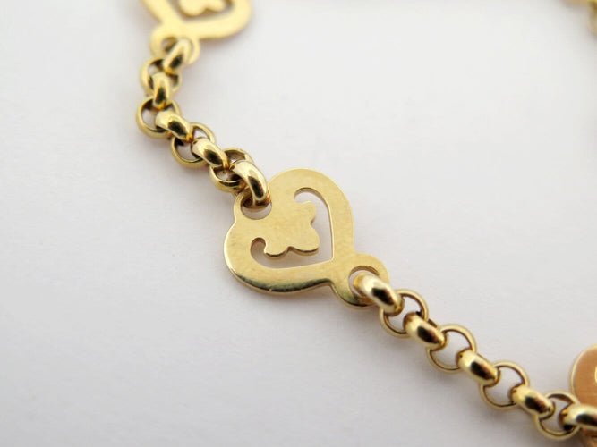 O.J. Perrin Légendes Cœur - Bracelet en or jaune 18k 58 Facettes 276347
