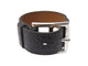 Hermès - Bracelet manchette Boucle Étrivière en cuir de crocodile alligator 58 Facettes 260320