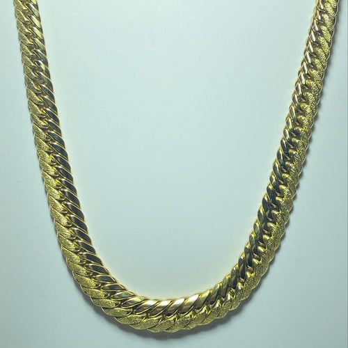 Collier Collier maille anglaise en or jaune 18 carats 58 Facettes 250367