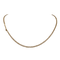 Collier maille classique en or jaune 18 carats