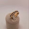 Bague Bague alliance sertie en or jaune 18 carats 58 Facettes 250156