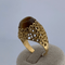 Bague Bague - Pierre ovale en or jaune 18 carats 58 Facettes 250188