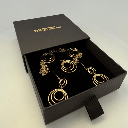 Boucles d'oreilles Gourmette et boucles d'oreilles en or jaune 58 Facettes 250011