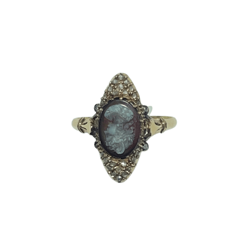 Bague Sainte Marie - Bague religieuse en or jaune 18 carats 58 Facettes 250045