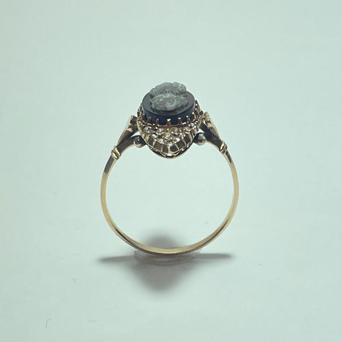 Bague Sainte Marie - Bague religieuse en or jaune 18 carats 58 Facettes 250045