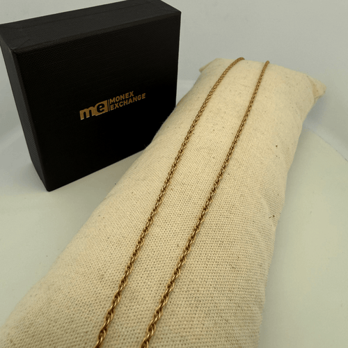Collier Collier mailles torsadées en or jaune 58 Facettes 250063