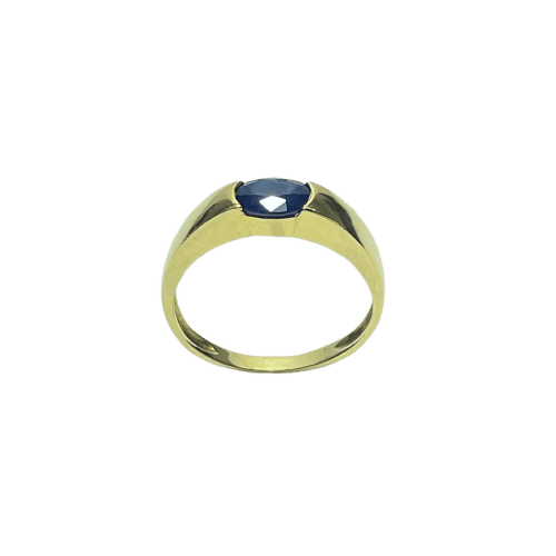 Bague Bague saphir en or jaune 58 Facettes 250078