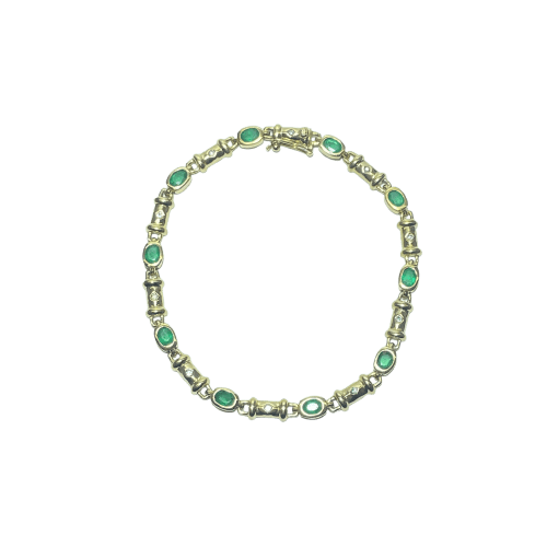 Bracelet Bracelet - Bracelet en or jaune 18 carats et diamants 58 Facettes 260005