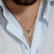 Pendentif Pendentif croix bicolore en or 18 carats et diamant 58 Facettes 47297883