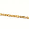 Collier chaîne bicolore en or 18 carats