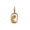 Pendentif Ciondolo madonnina stilizzata oro 18 carati 58 Facettes NM01OG18ABBAR