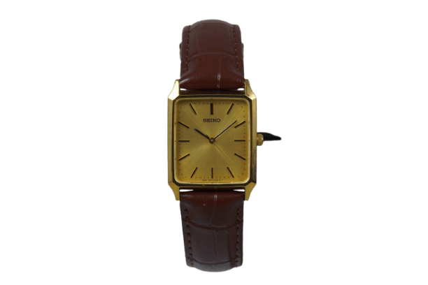 Seiko Tank - Montre quartz en acier