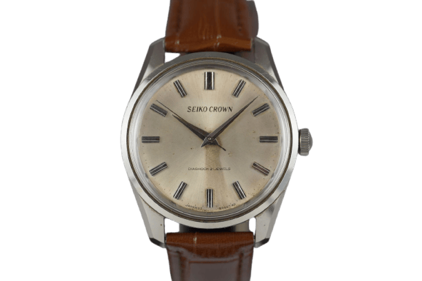 Seiko Crown - Montre homme en acier