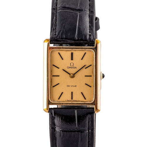 Omega De Ville Tank - Montre plaqué or 58 Facettes TOT-11064