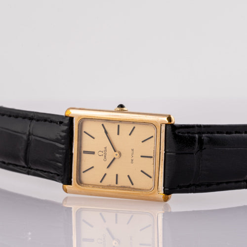 Omega De Ville Tank - Montre plaqué or 58 Facettes TOT-11064
