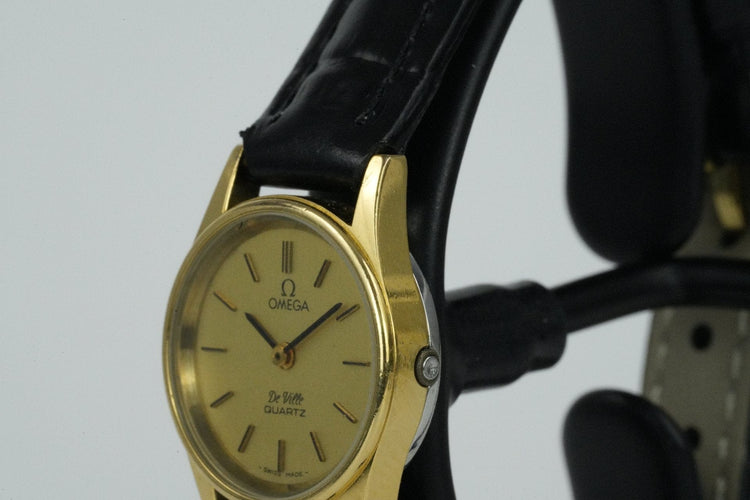 Omega De Ville - Montre femme plaqué or 58 Facettes TOT-01672