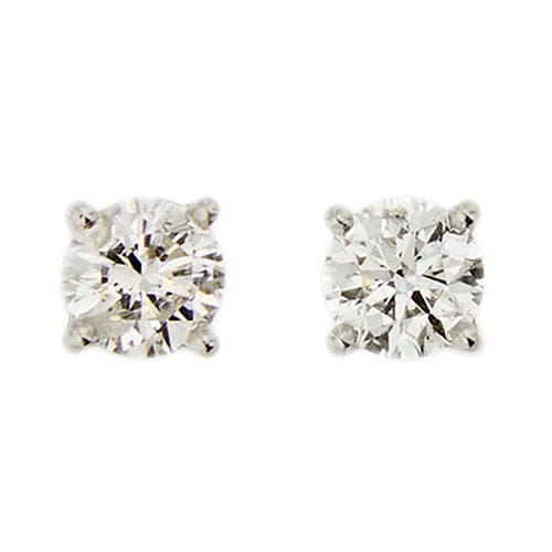 Boucles d'oreilles Boucles d’oreilles puces - Diamants 0,84 ct en or blanc 18 kt 58 Facettes 71