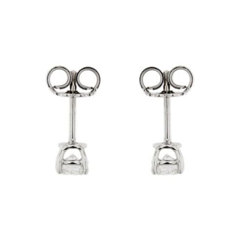 Boucles d'oreilles Boucles d’oreilles puces - Diamants 0,84 ct en or blanc 18 kt 58 Facettes 71