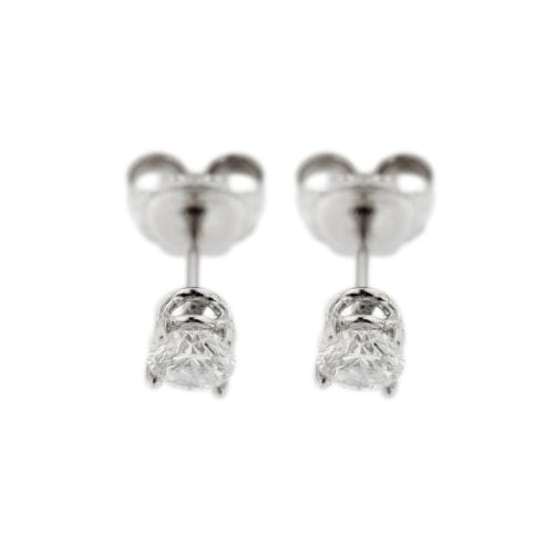 Boucles d'oreilles Boucles d’oreilles puces - Diamants 0,84 ct en or blanc 18 kt 58 Facettes 71
