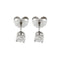 Boucles d'oreilles Boucles d’oreilles puces - Diamants 0,84 ct en or blanc 18 kt 58 Facettes 71
