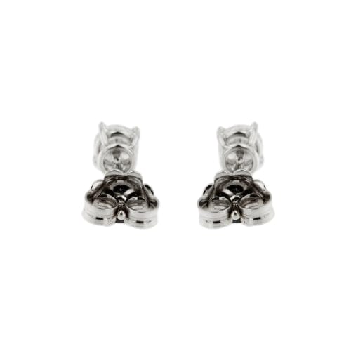 Boucles d'oreilles Boucles d’oreilles puces - Diamants 0,84 ct en or blanc 18 kt 58 Facettes 71