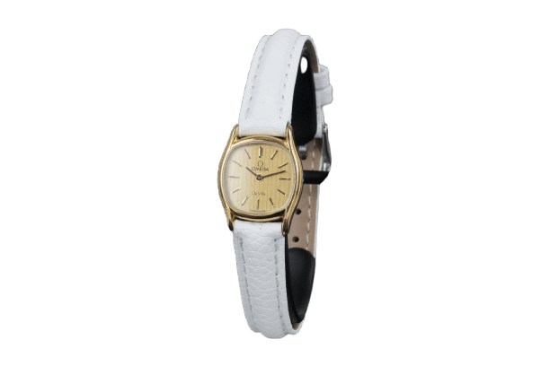 Omega De Ville - Montre femme en plaqué or