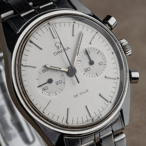 Omega De Ville - Montre chronographe en acier 58 Facettes TOT-01826