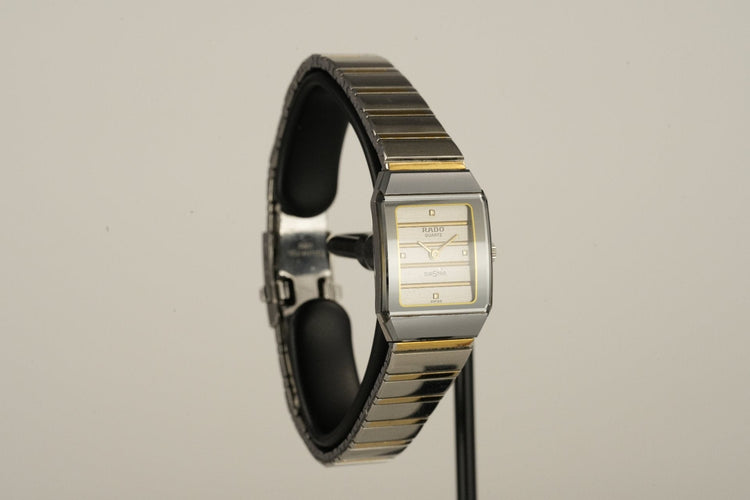 Rado Diastar Tank - Montre rectangulaire en acier 58 Facettes TOT-01518
