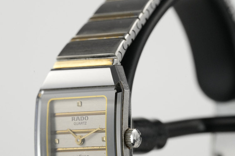 Rado Diastar Tank - Montre rectangulaire en acier 58 Facettes TOT-01518