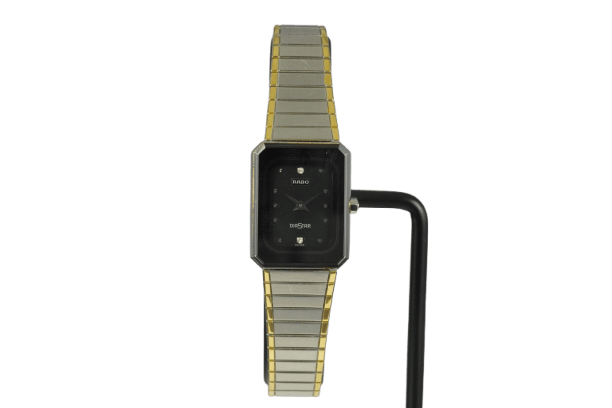 Rado Diastar - Montre quartz en acier, réf. 153.1014.3 58 Facettes TOT-11327