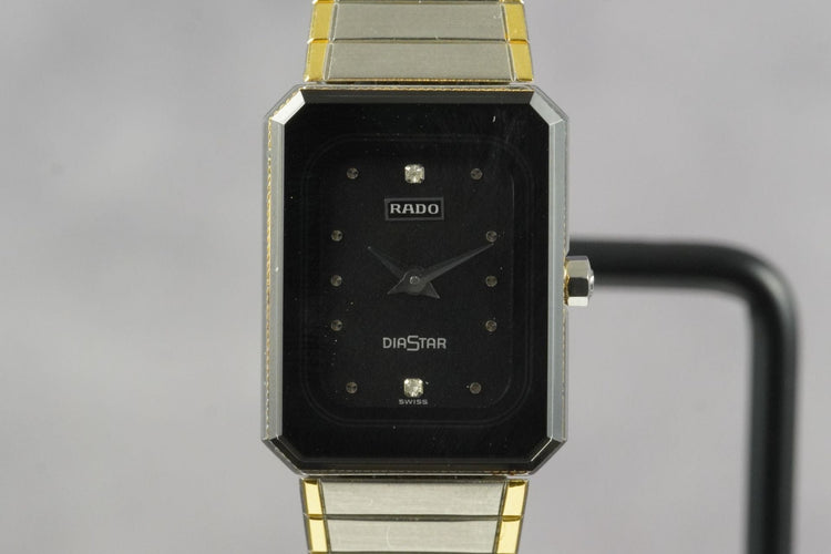 Rado Diastar - Montre quartz en acier, réf. 153.1014.3 58 Facettes TOT-11327