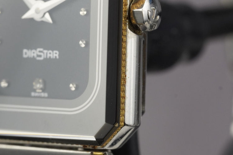 Rado Diastar - Montre quartz en acier, réf. 153.1014.3 58 Facettes TOT-11327