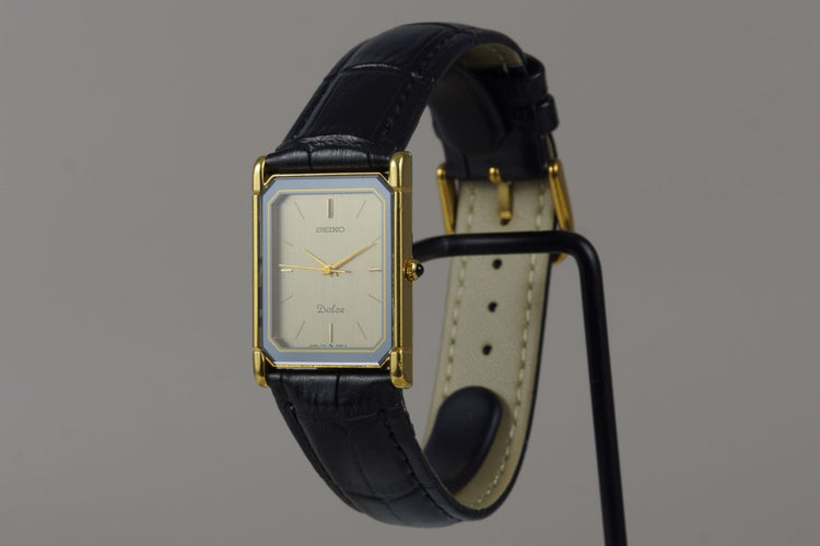 Seiko Dolce Tank - Montre quartz en acier 58 Facettes TOT-11278