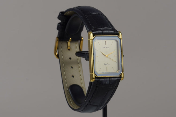 Seiko Dolce Tank - Montre quartz en acier 58 Facettes TOT-11278