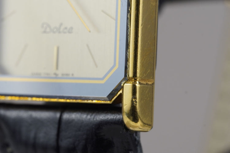 Seiko Dolce Tank - Montre quartz en acier 58 Facettes TOT-11278