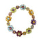 Bracelet Pasquale Bruni - Bracelet fleurs en or jaune 18 ct avec pierres colorées 58 Facettes 38664