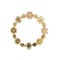 Bracelet Pasquale Bruni - Bracelet fleurs en or jaune 18 ct avec pierres colorées 58 Facettes 38664