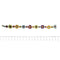 Bracelet Pasquale Bruni - Bracelet fleurs en or jaune 18 ct avec pierres colorées 58 Facettes 38664